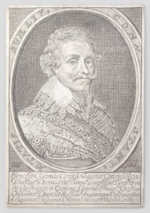 Portret van Ernst van Nassau door Monogrammist HW