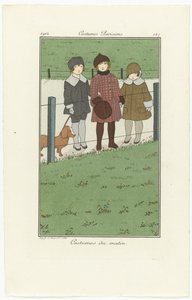 Journal des Dames et des Modes, Costumes Parisiens, 1914, No. 147: Ochtendlijke kostuums