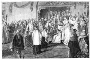 Kroning van Lodewijk XV, 1715, 1885 door Moreau
