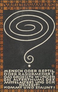 Varietenummer 10: Mens of Reptiel of Scheermes, 1907