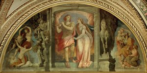 Lunette in de foyer van de Weense Staatsopera door Moritz Ludwig von Schwind