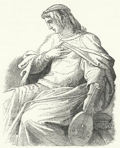 Wolfram von Eschenbach, Duitse ridder en dichter door Moritz Ludwig von Schwind