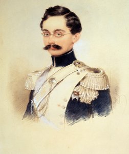 Portret van Adolphe I, Hertog van Nassau, Groothertog van Luxemburg 1817-1905, jaren 1840