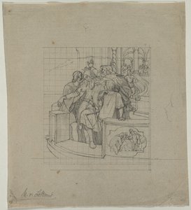 De Koning van Thule, tweede of derde kwart 1800s door Moritz Ludwig von Schwind