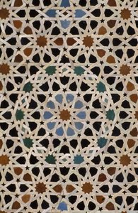 Bou Inania Madrasa, zellij tegelwerk door Moroccan School