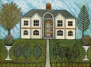 Thuis met Waterfonteinen door Morris Hirshfield