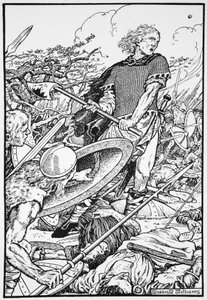 Alfred de Grote in de Slag bij Ashdown, 871