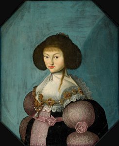 Prinses Magdalene Sibylle van Saksen 1617-1668, Hertogin van..., Tussen 1635 en 1660 door Morten Steenwinkel