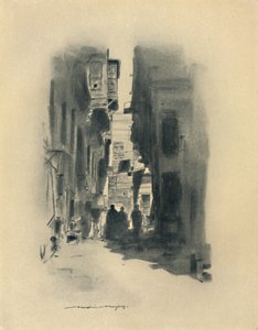 Een Straat in Caïro, 1903 door Mortimer L Menpes