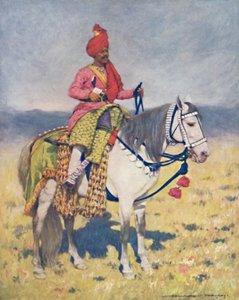 Een beroemde dansende paard - Kamp van Bombay Chiefs, 1903