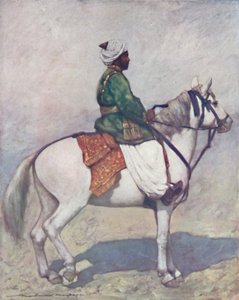 Een Paithan-ruiters, 1903 door Mortimer L Menpes