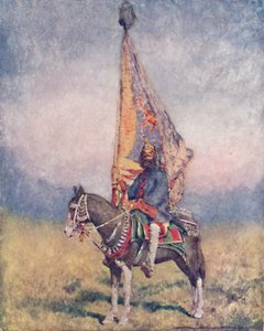 Een vaandeldrager van Cutch