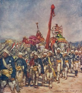 Een Typische Groep in de Optocht van de Retainers, 1903