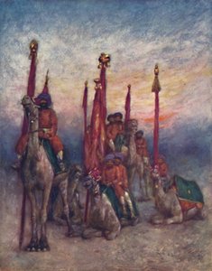 Kamp van de Bombay Chiefs door Mortimer L Menpes