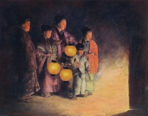 Bij het licht van de lantaarn door Mortimer L Menpes