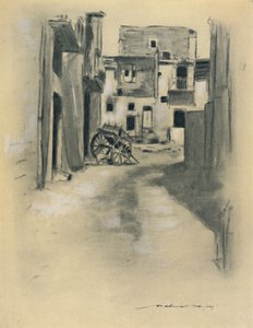 Verlaten huizen, 1903 door Mortimer L Menpes