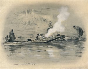 Familie van Nomadische Stam, 1903 door Mortimer L Menpes