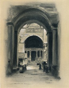 Binnen in de Sint-Marcuskerk, Venetië, 1903