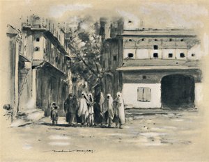 Moslimvrouw, 1903 door Mortimer L Menpes