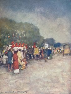 Op de Alipur Road, 1903