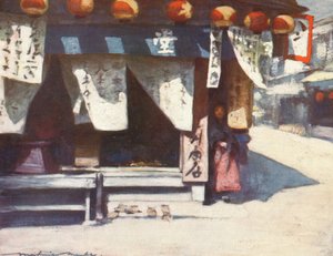 Zon en lantaarns, ca. 1887