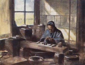 Een Cloisonne Werker