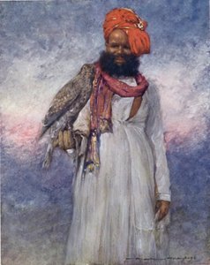 Een valkenier van Rajgarh