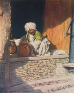 Een pottenbakker, 1905 door Mortimer Ludington Menpes
