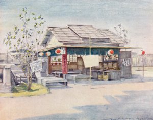 Een theehuis door Mortimer Ludington Menpes