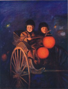 Bij het licht van de lantaarns, ca. 1887, 1901 door Mortimer Ludington Menpes