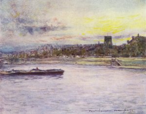 Chelsea Reach, met de Oude Kerk