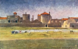 Drooggrond bij Charenton door Mortimer Ludington Menpes