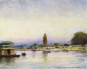Hampton Court, vanaf de Rivier door Mortimer Ludington Menpes