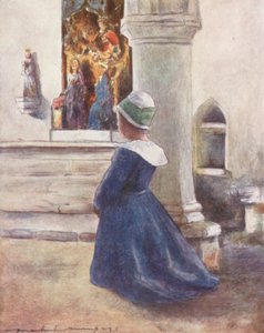 In de kerk door Mortimer Ludington Menpes