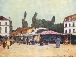 Marche de Neuilly door Mortimer Ludington Menpes