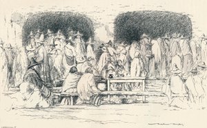 Middag in Puebla, c1895, 1896 door Mortimer Ludington Menpes