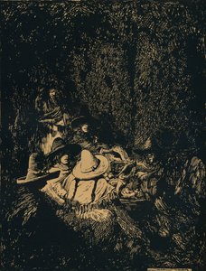 Nachtelijke scène in Puebla, c1895