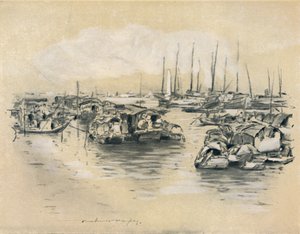 Aan de Gele Rivier, 1903 door Mortimer Ludington Menpes