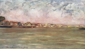 Pont de Tolbiac door Mortimer Ludington Menpes