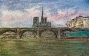 Pont de Tournelle door Mortimer Ludington Menpes