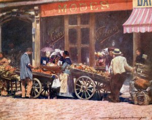 Rue de la Fayette door Mortimer Ludington Menpes