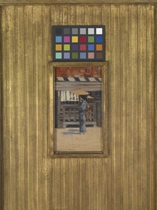 De parasol door Mortimer Ludington Menpes