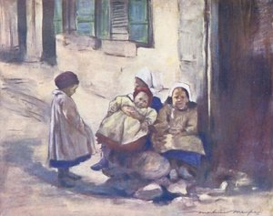 Wereldkinderen: Breton, een familie door Mortimer Ludington Menpes