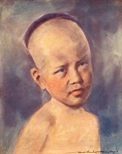 Wereldkinderen: Birmees, een baby door Mortimer Ludington Menpes