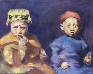 Wereldkinderen: Chinees, De Hemelse Tweeling door Mortimer Ludington Menpes