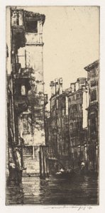 Kanaal door Mortimer Menpes
