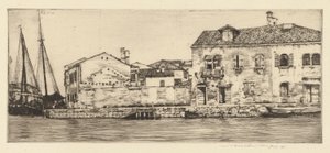 Giudecca, Venetië door Mortimer Menpes