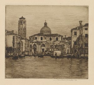 Grote Kanaal met toren van St. Geremia