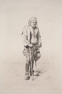 Man met Wandelstok