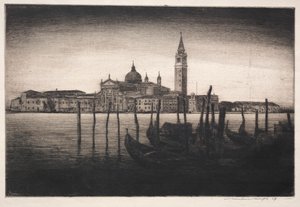 San Giorgio Maggiore door Mortimer Menpes